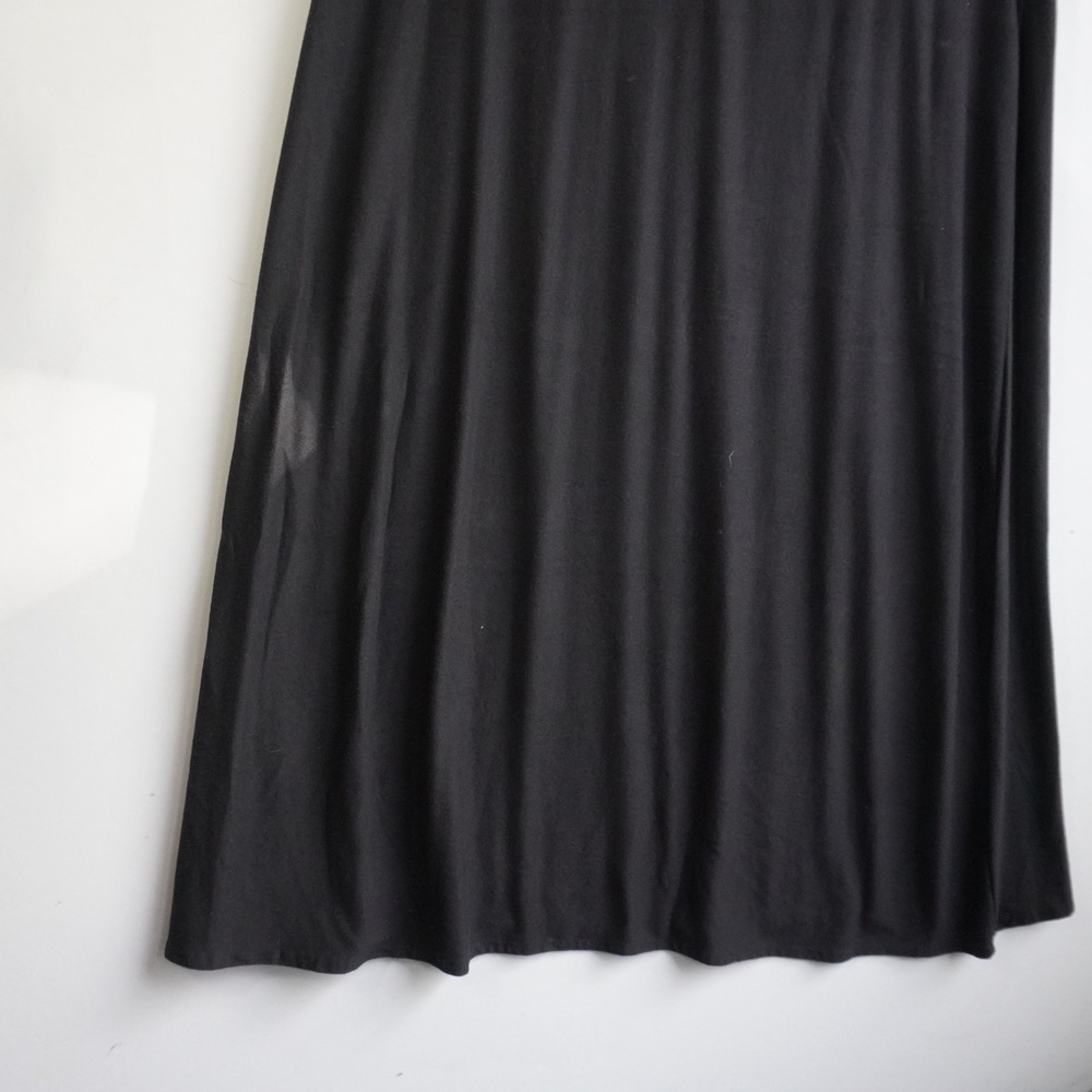 Babette Ballinger New York Womens Black Sleeveless Scoop Neck Maxi Dress Size M - Picture 3 of 8